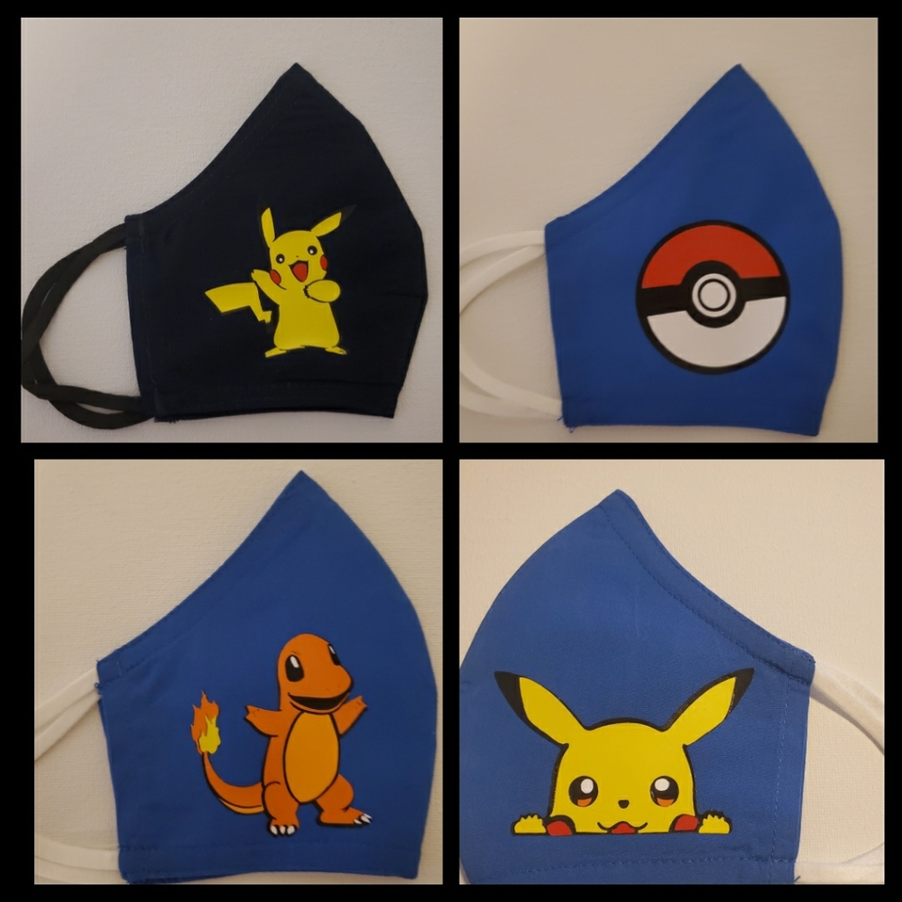 Set of 4 kids maks